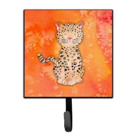 Carolines Treasures Leopard Watercolor Leash or Key Holder BB7396SH4